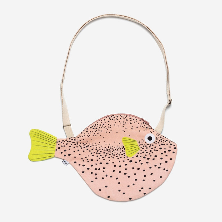 Don Fisher Kindertasche Kindertasche - Small Pink Pufferfish - rosa Kugelfisch bei Nauli and Stories