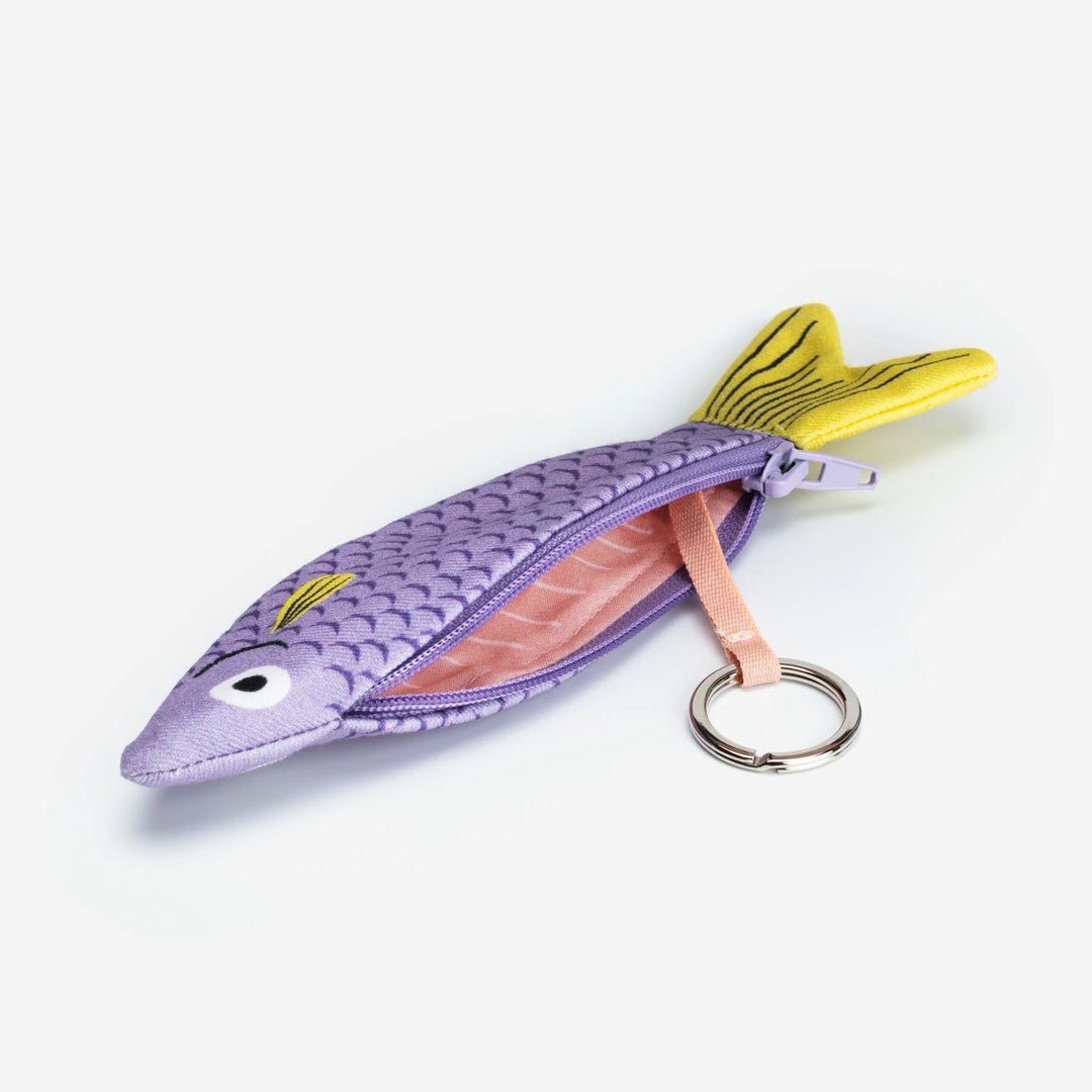 Don Fisher Schlüsseltäschchen Cardenal lilac| Fisch- Täschchen | Schlüsseltäschchen bei Nauli and Stories