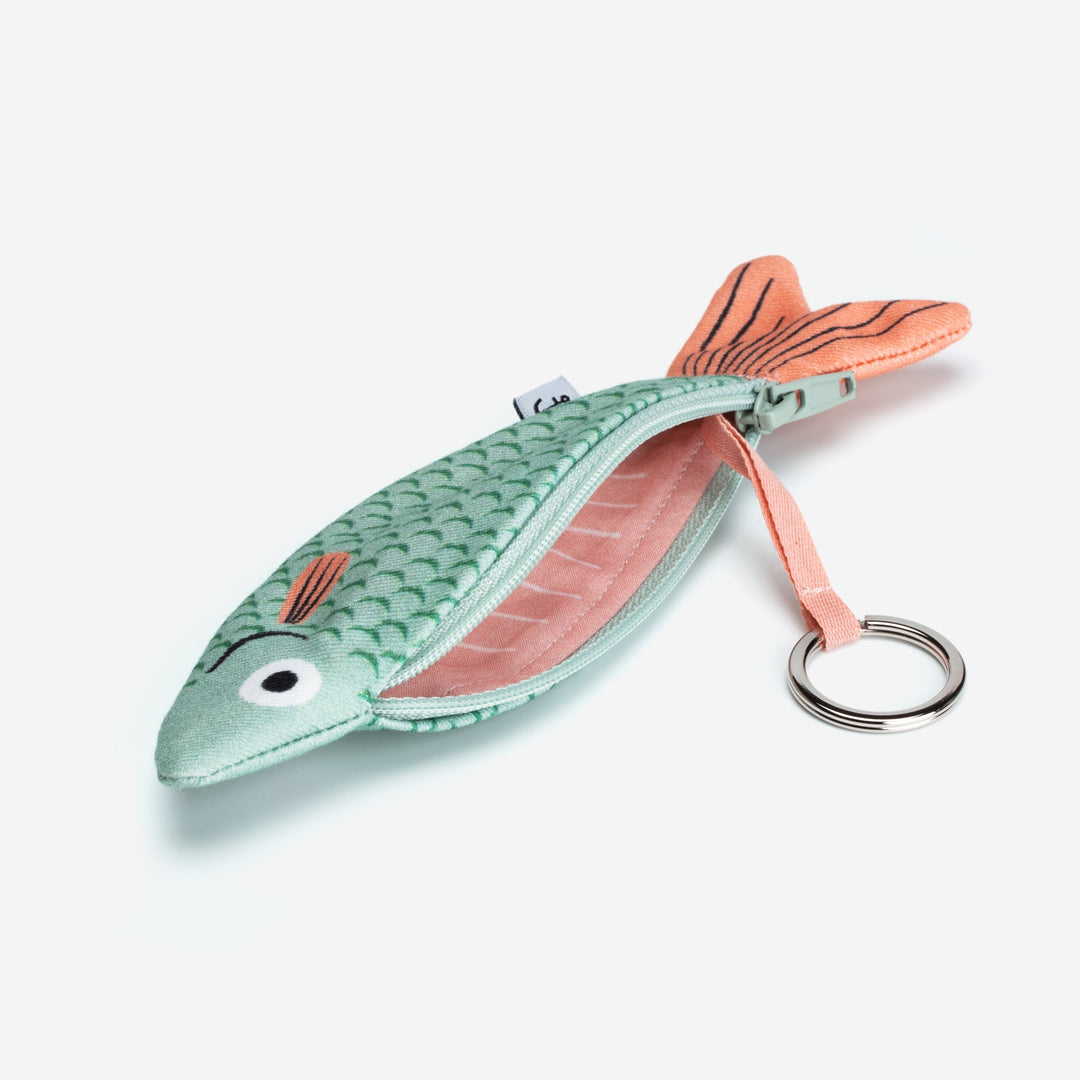 Don Fisher Schlüsseltäschchen Cardenal mint - rosa | Fisch- Täschchen | Schlüsseltäschchen bei Nauli and Stories