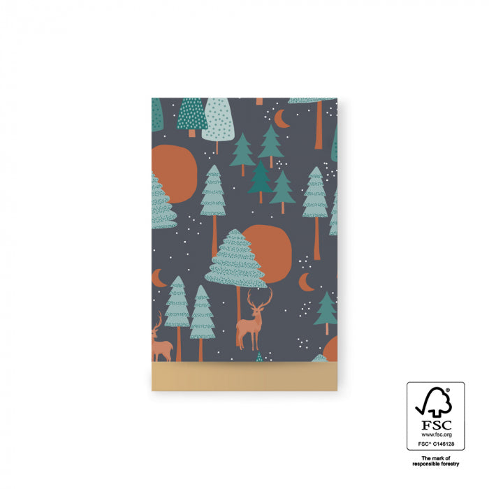 Geschenkverpackung Geschenkverpackung Geschenktüte - Weihnachtswald bei Nauli and Stories