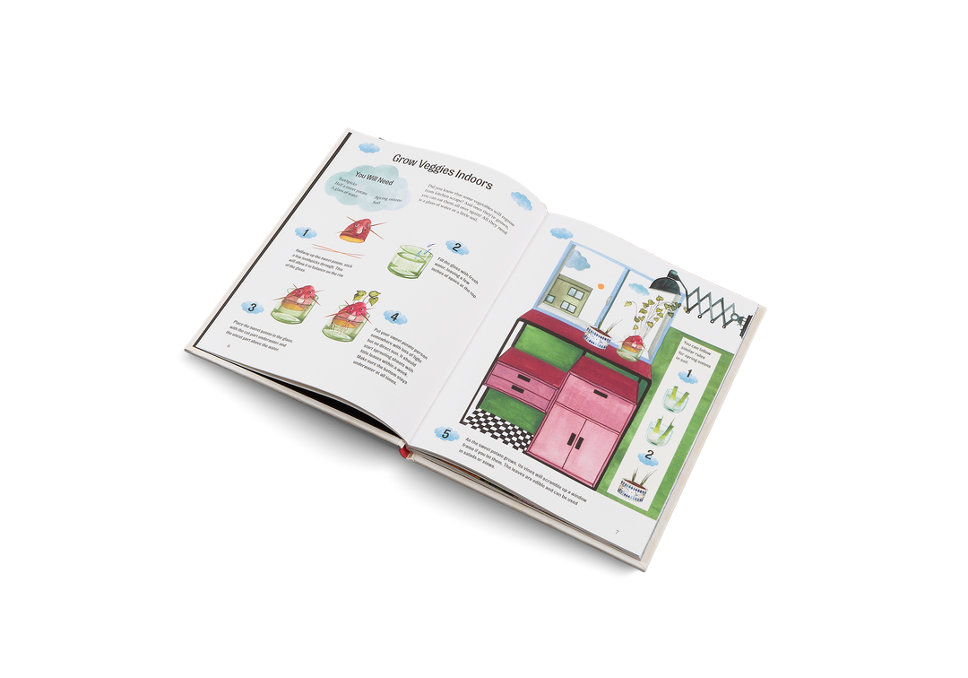 Gestalten Bilderbuch Easy Peasy - Gardening for Kids - Das Buch für kleine Gärtner bei Nauli and Stories