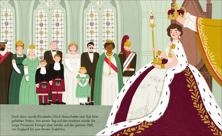Insel Verlag Bilderbuch Little People, Big Dreams auf Deutsch: Queen Elizabeth bei Nauli and Stories
