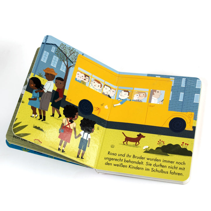 Insel Verlag Bilderbuch Little People, Big Dreams. Mini. auf Deutsch: Rosa Parks - Pappbilderbuch bei Nauli and Stories