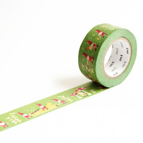 Kamoi Washi Tape Masking Tape Weihnachts- Zwerg - Christmas Dwarf bei Nauli and Stories