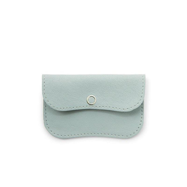 Keecie Geldbeutel aus Leder Mini Me Wallet hellblau bei Nauli and Stories