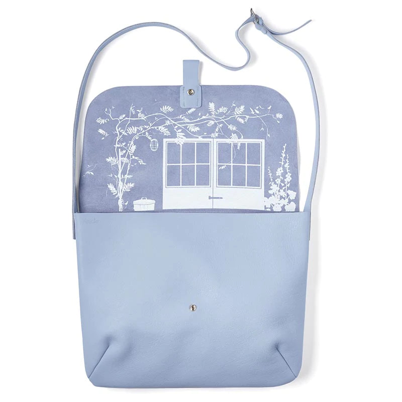 Keecie Messenger Bag Messenger Bag aus Leder lavender "Back Yard" bei Nauli and Stories
