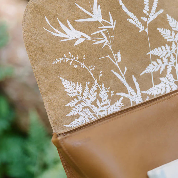 Keecie Rucksack Lederrucksack Come Along Cognac used look bei Nauli and Stories