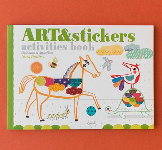 Londji Stickerbuch ART &amp; Stickers Buch bei Nauli and Stories