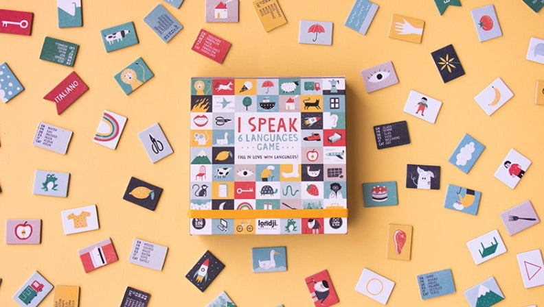 Londji Spiel I Speak 6 languages - Spiel bei Nauli and Stories