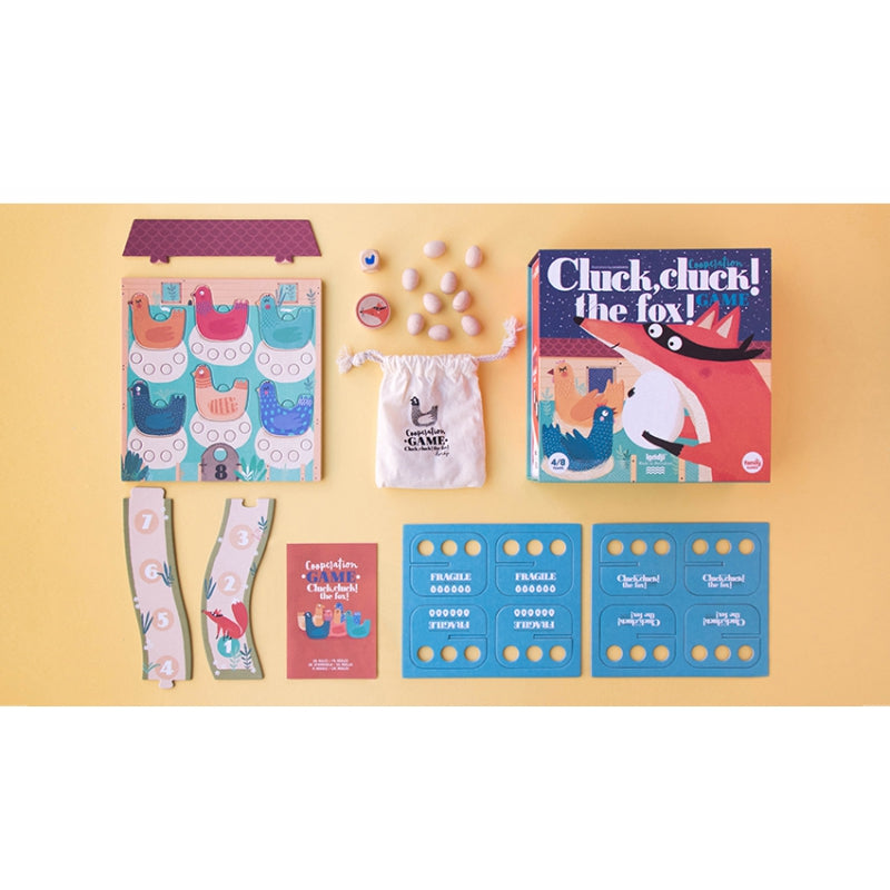 Londji Spiel CLUCK, CLUCK! THE FOX! - Kooperationsspiel bei Nauli and Stories