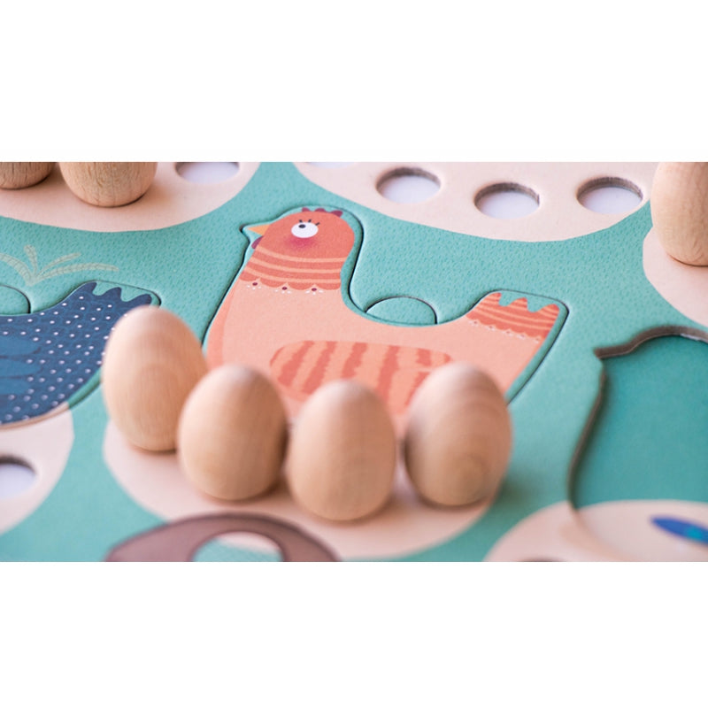 Londji Spiel CLUCK, CLUCK! THE FOX! - Kooperationsspiel bei Nauli and Stories