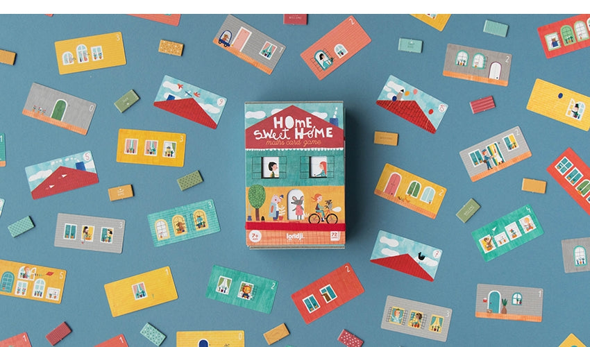 Londji Spiel Home Sweet Home - Strategie- und Mentalarithmetik- Spiel bei Nauli and Stories