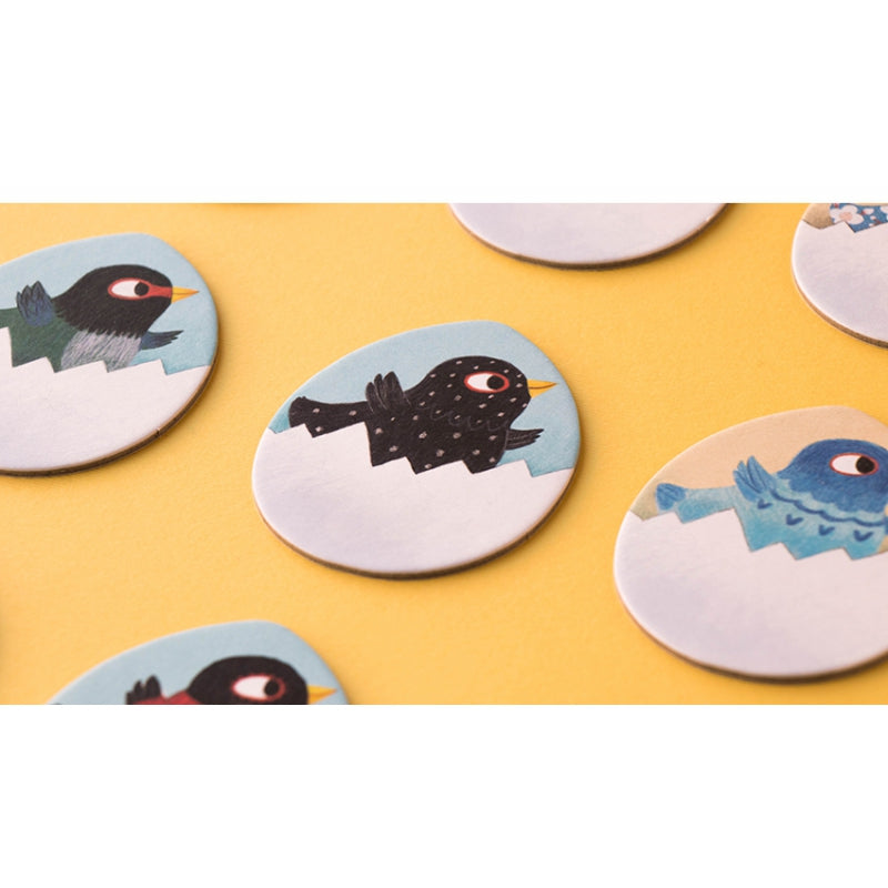 Londji Spiel Memo Spiel - Hühner - CHICKS AND CHICKENS bei Nauli and Stories