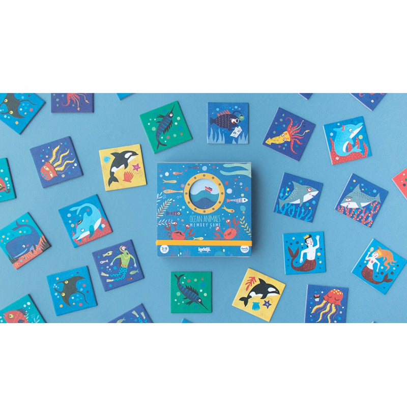 Londji Spiel Ocean Animals Memo Spiel bei Nauli and Stories