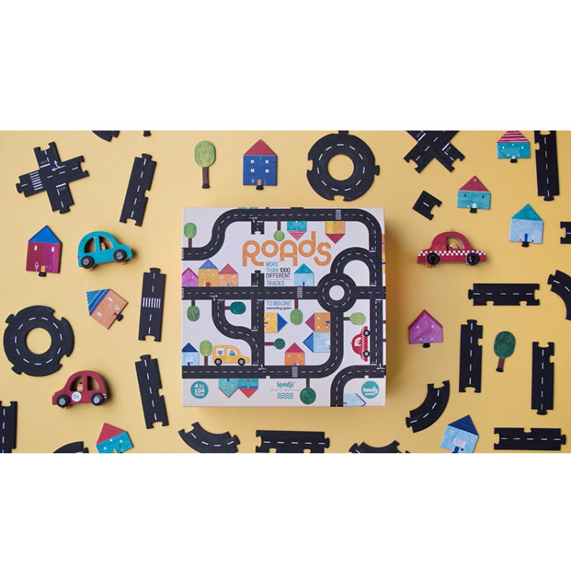 Londji Spiel ROADS - Straßenbau - Kooperationsspiel bei Nauli and Stories