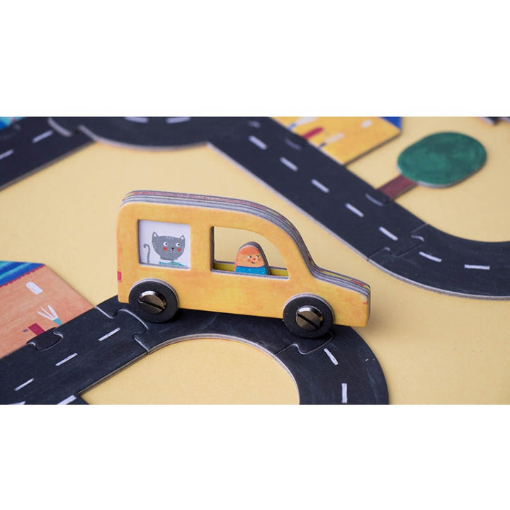 Londji Spiel ROADS - Straßenbau - Kooperationsspiel bei Nauli and Stories
