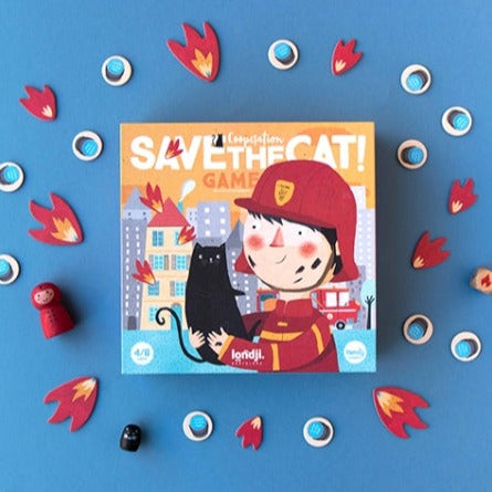 Londji Spiel Save the cat! - Kooperationsspiel - groß bei Nauli and Stories