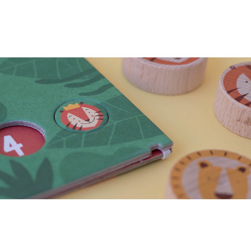 Londji Spiel Tic Tac Toe - Löwe &amp; Tiger bei Nauli and Stories
