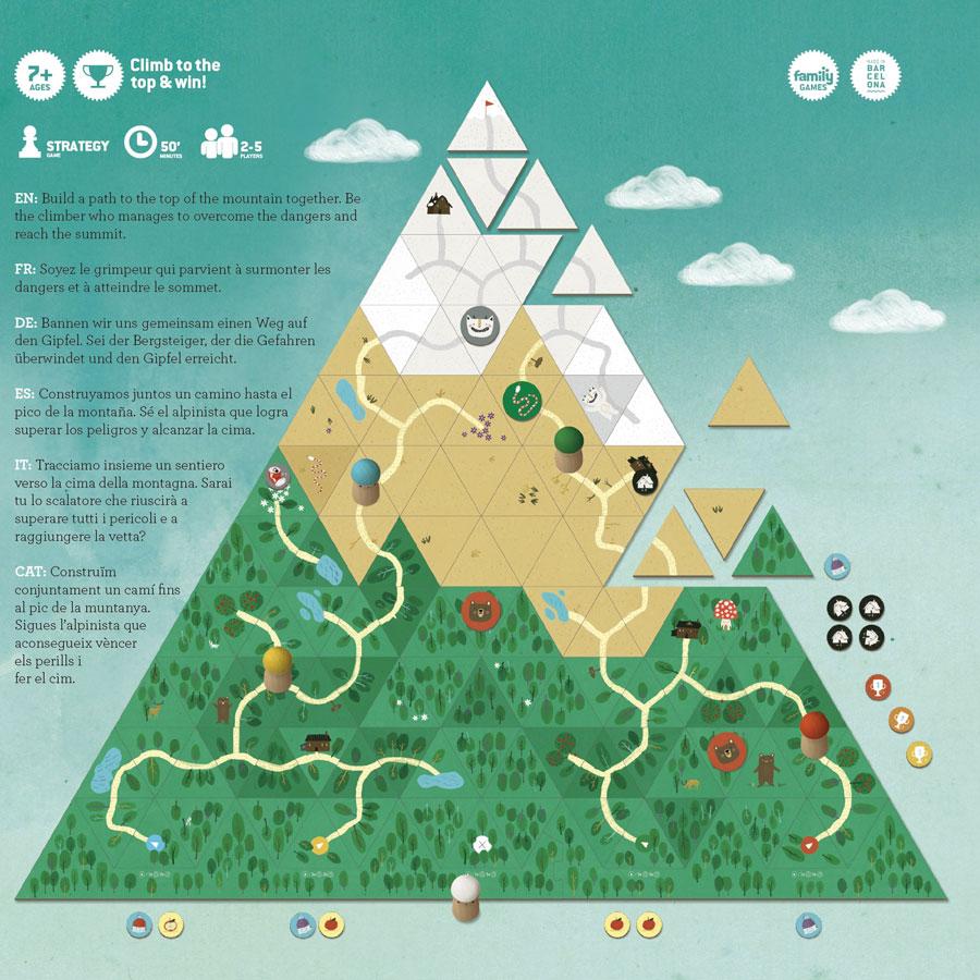 Londji Spiel Climb the Mountain - Strategiespiel - Kooperationsspiel bei Nauli and Stories