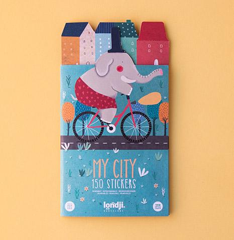 Londji Sticker- Spiel Stickers My City bei Nauli and Stories