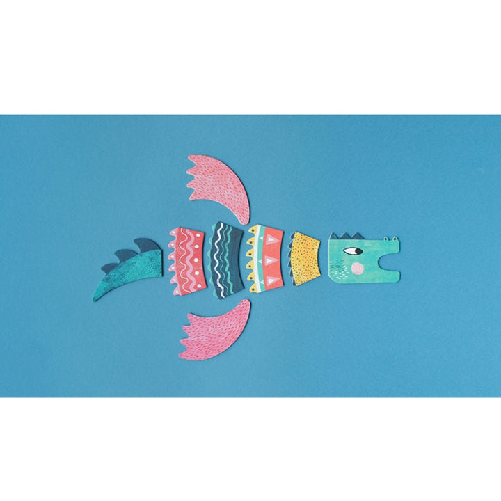 Londji Spiel Drac - Drachen - Kreatives Legespiel bei Nauli and Stories