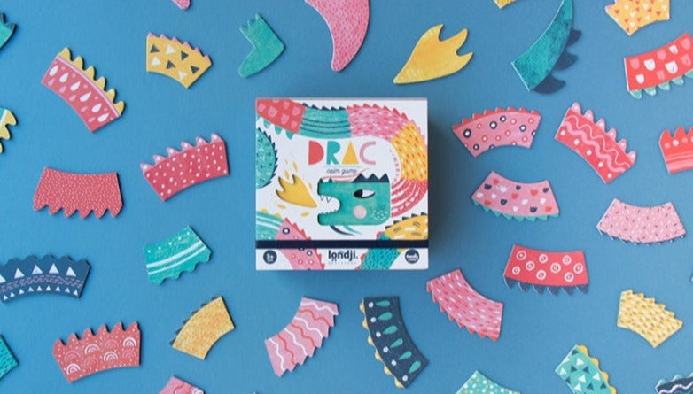 Londji Spiel Drac - Drachen - Kreatives Legespiel bei Nauli and Stories