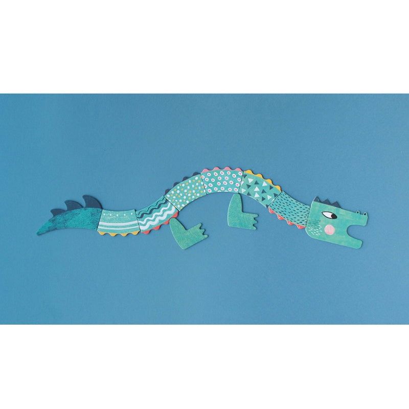 Londji Spiel Drac - Drachen - Kreatives Legespiel bei Nauli and Stories