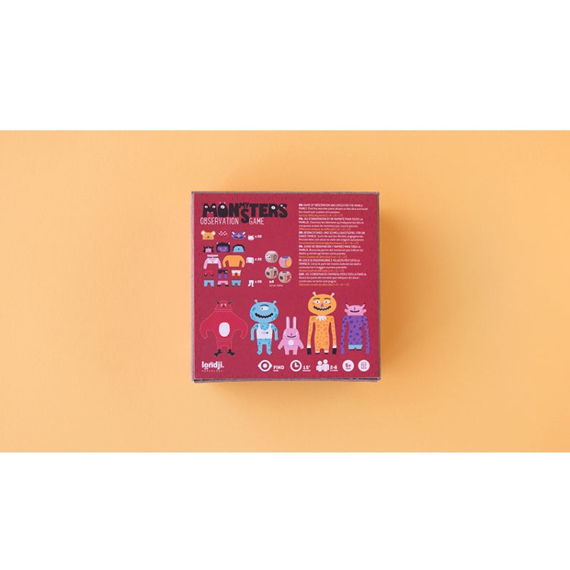 Londji Spiel My Monsters - Beobachtungsspiel bei Nauli and Stories