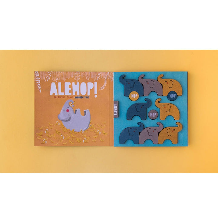 Londji Spiel ALEHOP! - Elefanten - Geschicklichkeitsspiel aus Holz bei Nauli and Stories