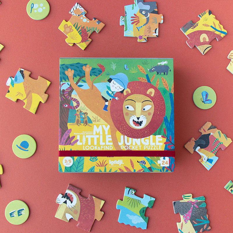 Londji Puzzle My Little Jungle - Puzzle mit 24 Teilen bei Nauli and Stories