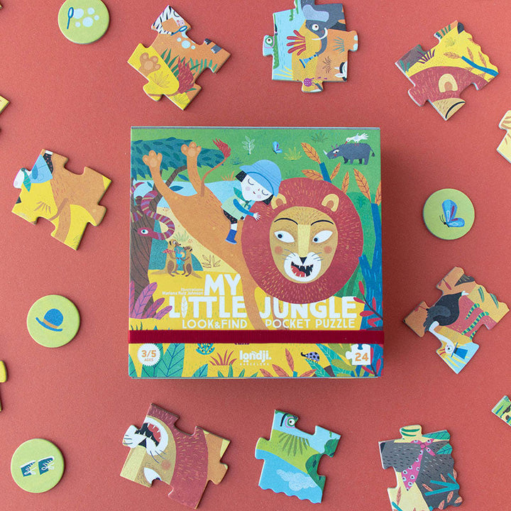 Londji Puzzle My Little Jungle - Puzzle mit 24 Teilen bei Nauli and Stories