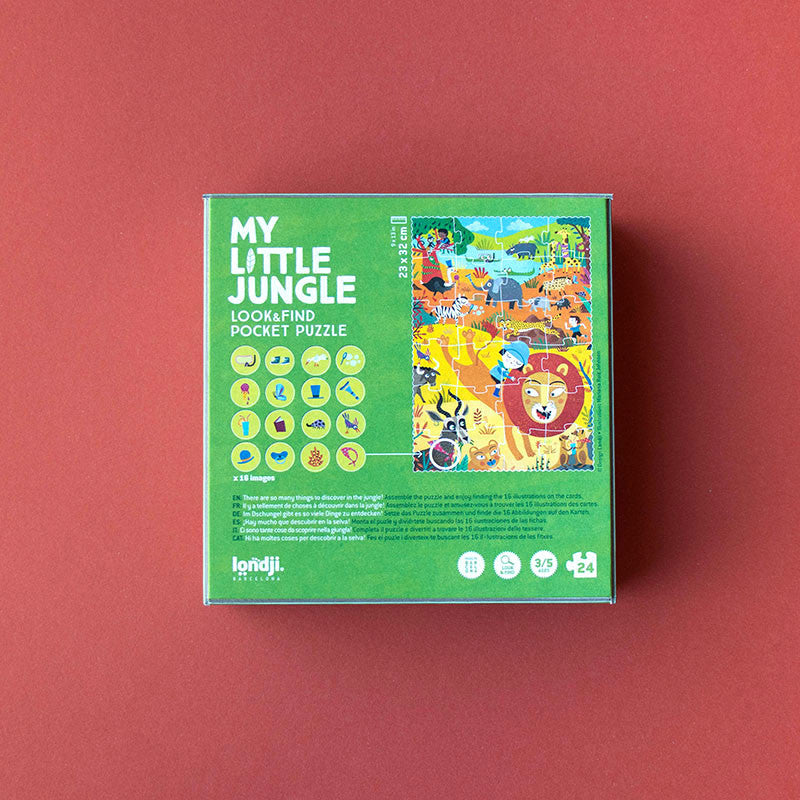 Londji Puzzle My Little Jungle - Puzzle mit 24 Teilen bei Nauli and Stories