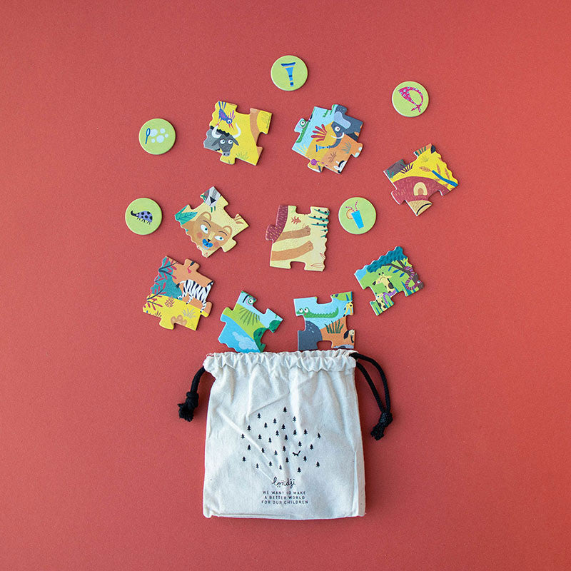 Londji Puzzle My Little Jungle - Puzzle mit 24 Teilen bei Nauli and Stories