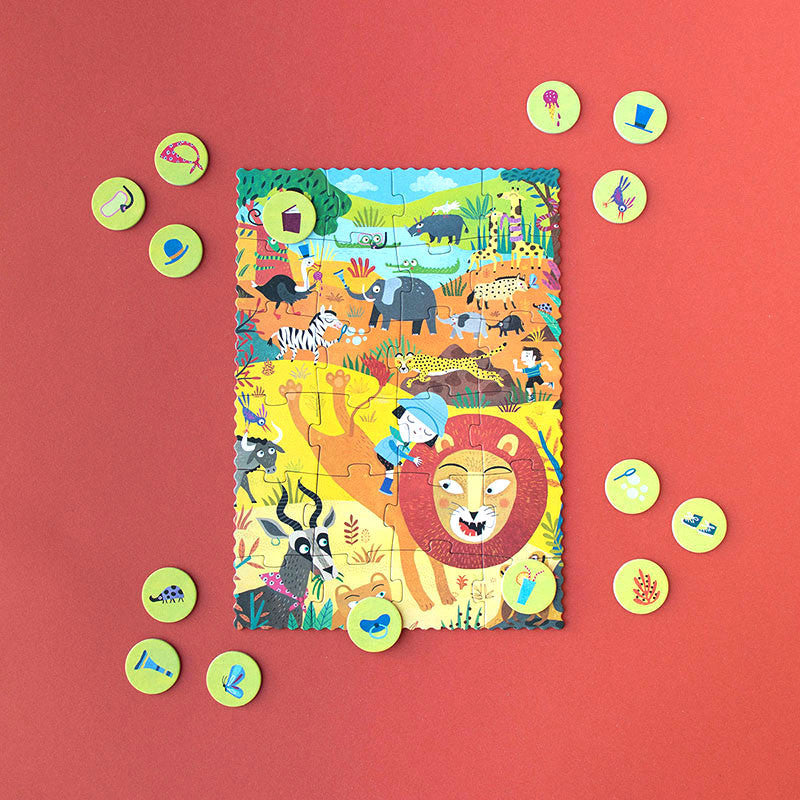 Londji Puzzle My Little Jungle - Puzzle mit 24 Teilen bei Nauli and Stories