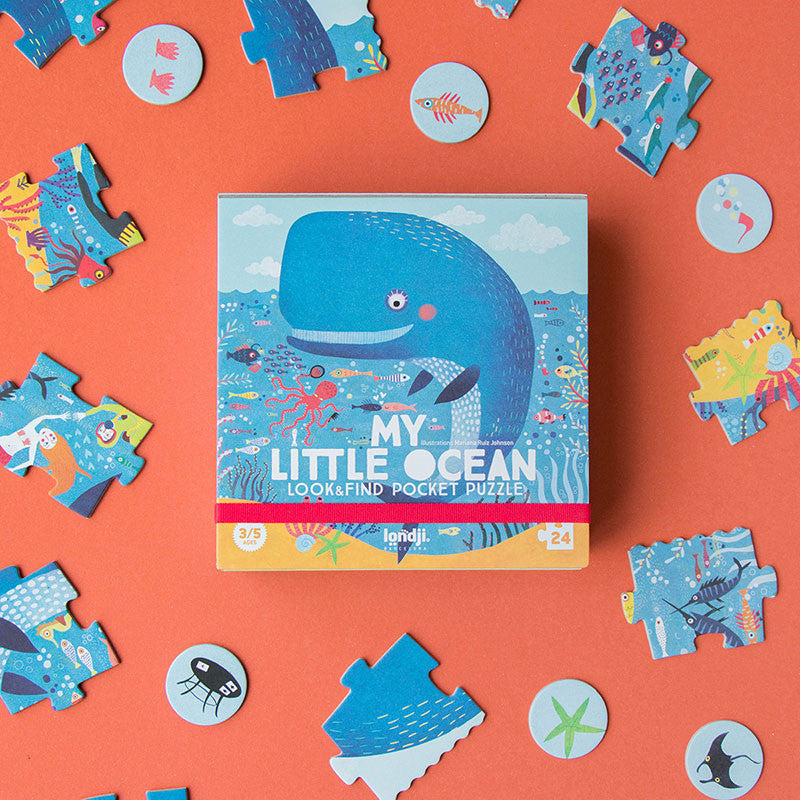 Londji Puzzle My Little Ocean - Puzzle mit 24 Teilen bei Nauli and Stories