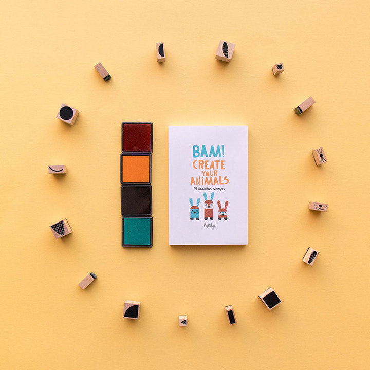Londji Stempel BAM! - Create your animals bei Nauli and Stories