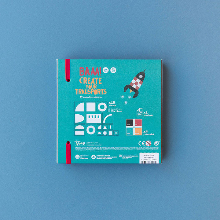 Londji Stempel BAM! - Create your transports - Stempelset bei Nauli and Stories