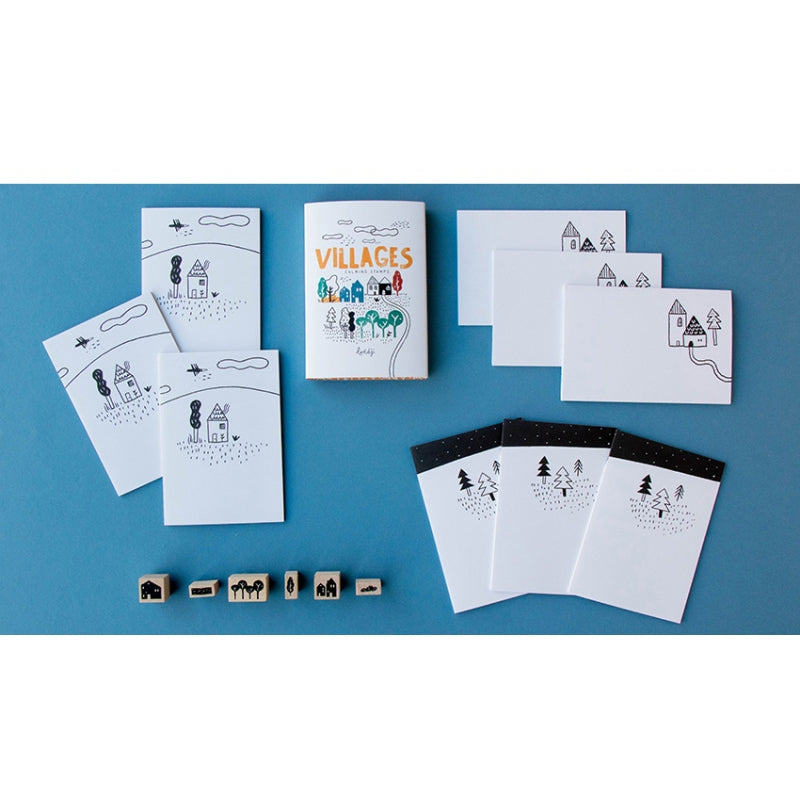 Londji Stempel Stempel Dorf  - VILLAGES CALM STAMPS bei Nauli and Stories