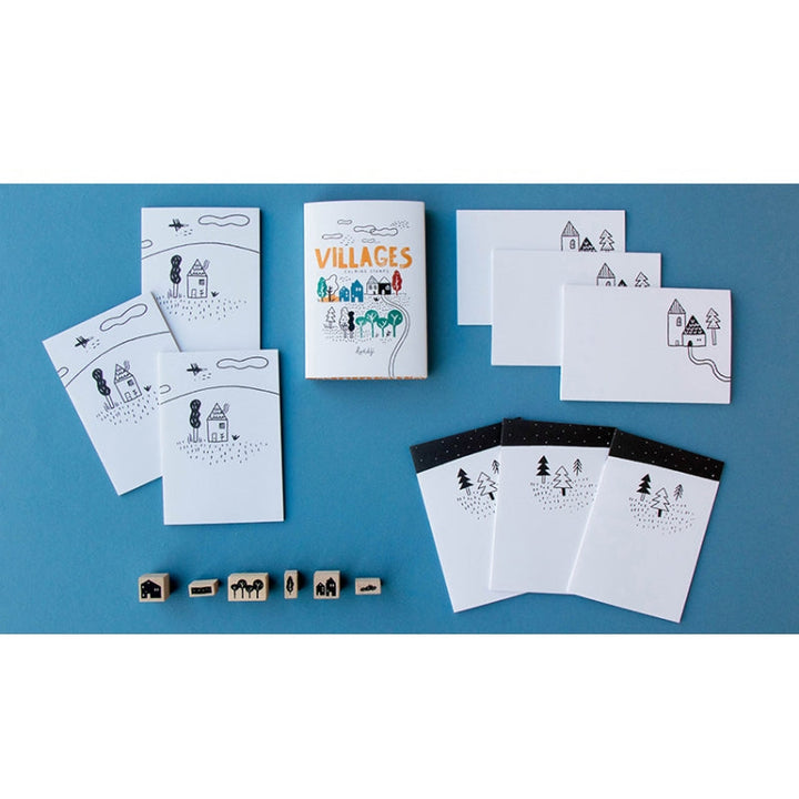 Londji Stempel Stempel Dorf  - VILLAGES CALM STAMPS bei Nauli and Stories