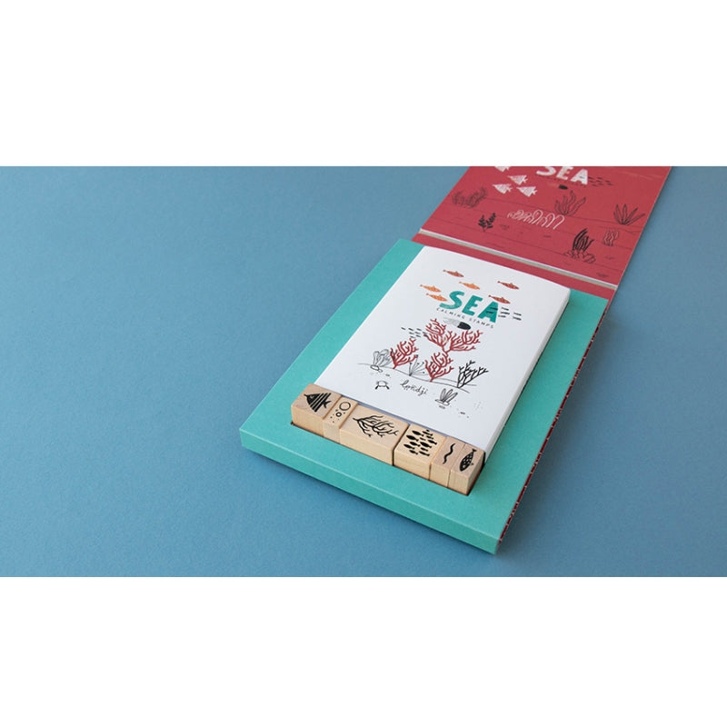 Londji Stempel Stempel Meer - SEA CALM STAMPS bei Nauli and Stories