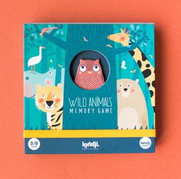 Londji Spiel Memo Spiel - WILD ANIMALS bei Nauli and Stories