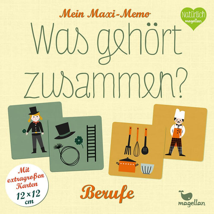 Magellan Spiel Maxi Memo: Berufe - Was gehört zusammen? bei Nauli and Stories