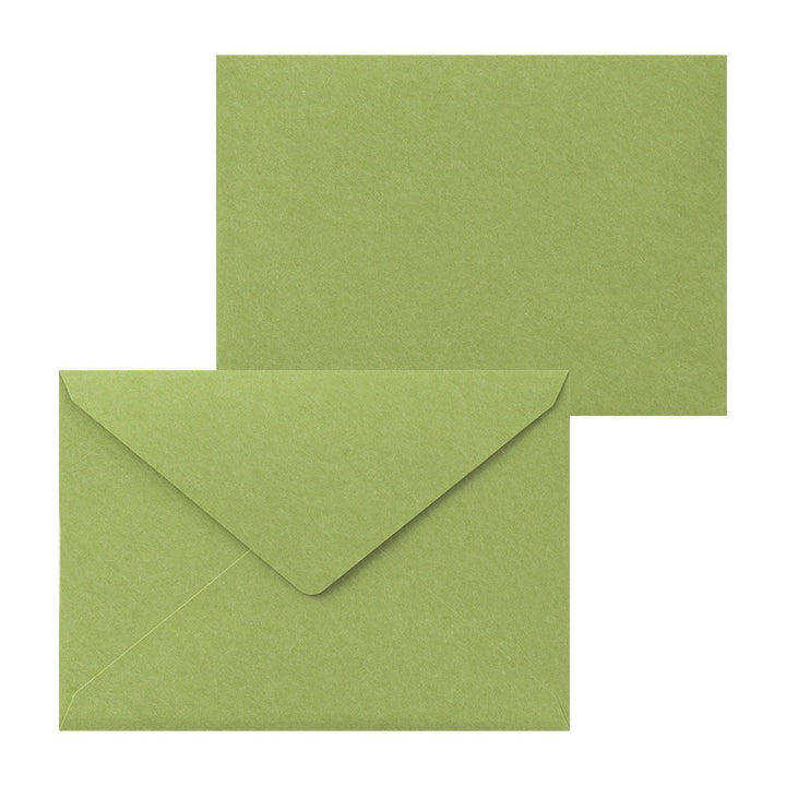 Midori Briefpapier Briefpapier gelbe Blumen - Letterpress bei Nauli and Stories