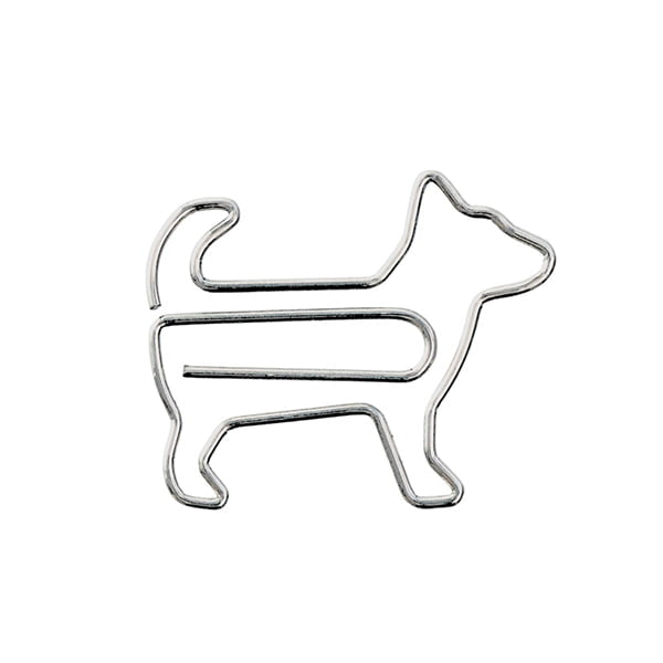 Midori Büroklammer D-Clips - Büroklammern - Hund bei Nauli and Stories