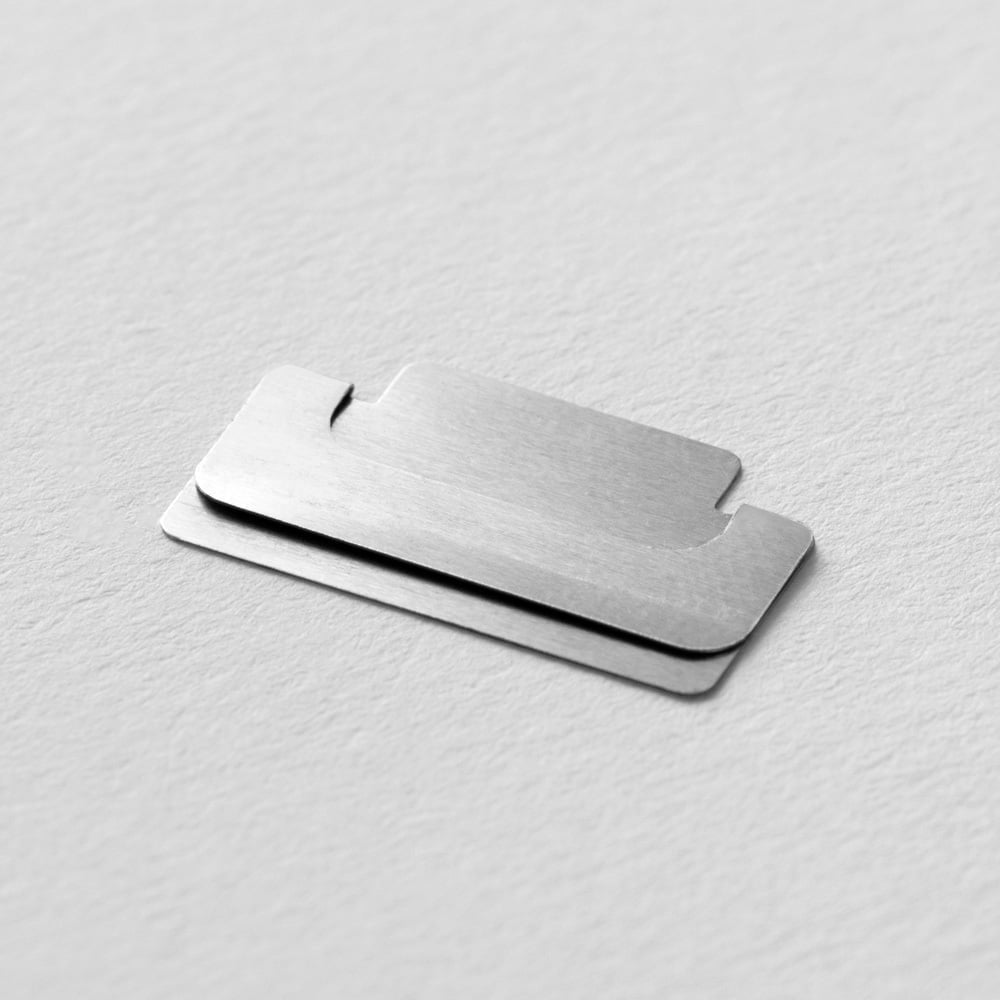 Midori Index Clips Index Clip Chiratto Silver bei Nauli and Stories