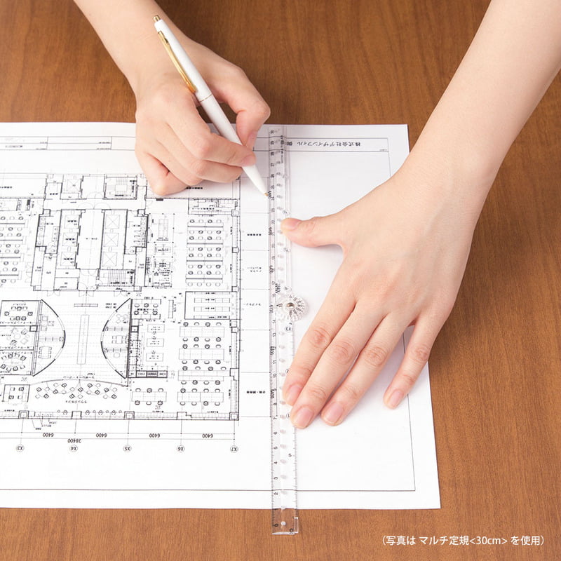 Midori Lineal Midori 16cm Multi Ruler  | Klapplineal bei Nauli and Stories