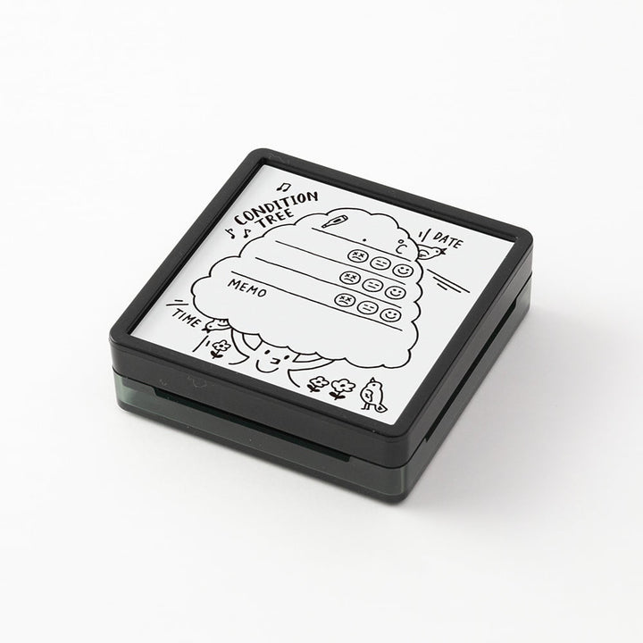 Midori Pre-Inked Stempel Paintable Stamp pre-inked Health Management bei Nauli and Stories