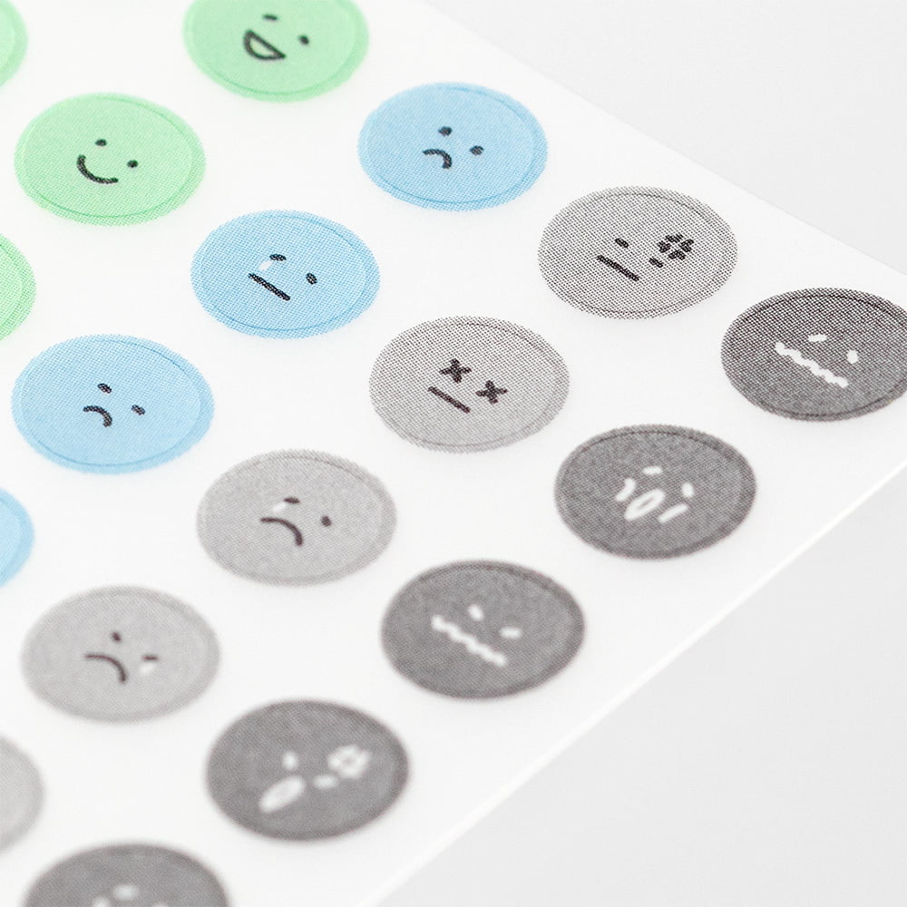 Midori Sticker Feeling Face Sticker bei Nauli and Stories