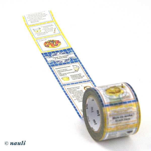 MT Washi Tape Washi Masking Tape Englische Rezepte bei Nauli and Stories