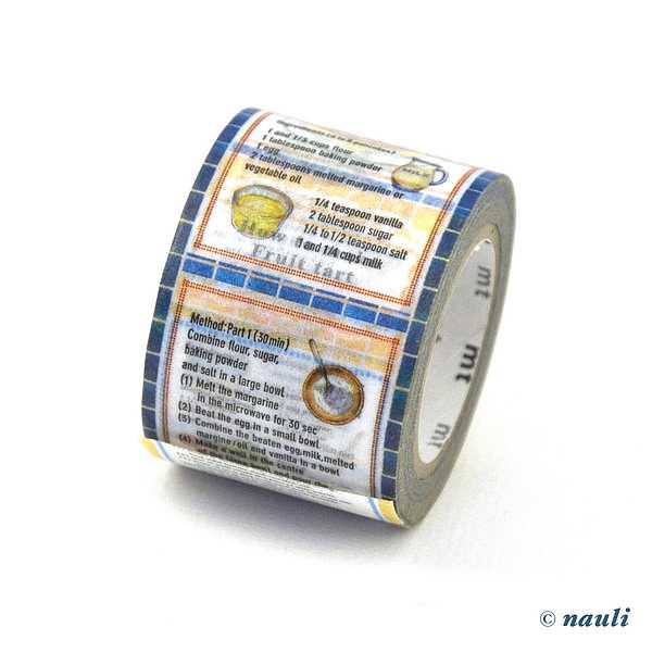 MT Washi Tape Washi Masking Tape Englische Rezepte bei Nauli and Stories